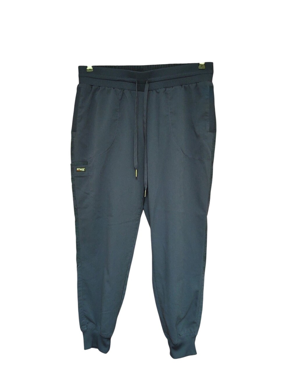 Women's Grey's Anatomy By Barco Navy Blue Drawstring Jogger Scrub Pants M Petite